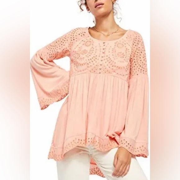 Free People, Sea of Love Blouse, Size M - Picture 8 of 10